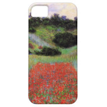 High Res Claude Monet Poppy Field iPhone 5 Cover