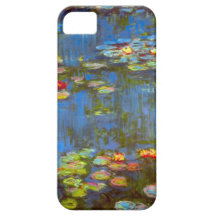 High Res Claude Monet Water Lilies iPhone 5 Cases