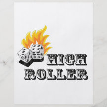 high roller custom flyer