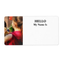 High School Band at Parade Custom Shipping Label