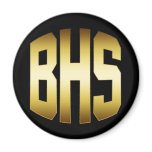 HIGH SCHOOL - BHS GOLD & BLACK MAGNETS