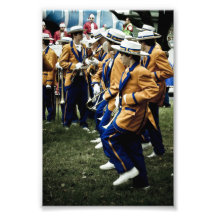 High School Brass Bands in Mardi Gras Photo Print