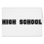 High School Card