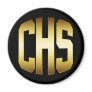 HIGH SCHOOL - GOLD & BLACK CHS FRIDGE MAGNET