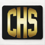 HIGH SCHOOL - GOLD & BLACK CHS MOUSE PAD