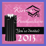 HIGH SCHOOL GRADUATION 2013 DAMASK INVITATIONS invitations