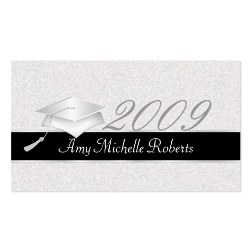 High School Graduation Name Cards - 2009 Business Card Template