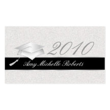 High School Graduation Name Cards - 2010 Business Card Template
