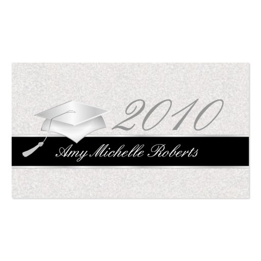 High School Graduation Name Cards - 2010 Business Card Template