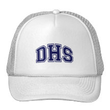 HIGH SCHOOL LETTERS - DHS BLUE HAT