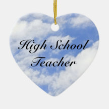 High School Teacher Christmas Tree Ornament