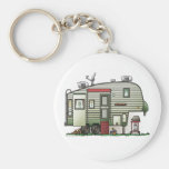 High Tech 5th Wheel Camper Keychain