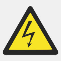 High Voltage Sticker