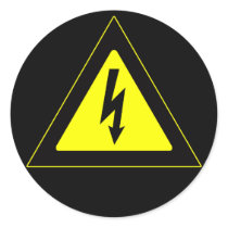 High Voltage Warning Sign Stickers