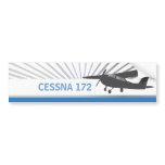 High Wing Aircraft Bumper Stickers