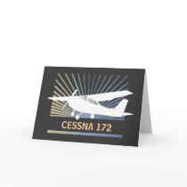 High Wing Aircraft Card