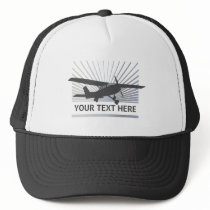 High Wing Aircraft Trucker Hat