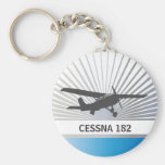 High Wing Aircraft Keychain