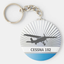 High Wing Aircraft Keychain