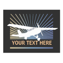 High Wing Aircraft Post Cards