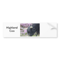 Highland Coo Bumper Sticker