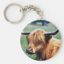 Highland Cow Key Chain