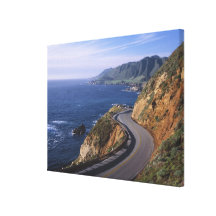 Highway 1 along the California Coast near Canvas Print
