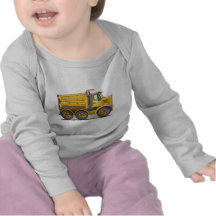 Highway Dump Truck Baby T-Shirt