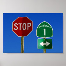 Highway One California Poster