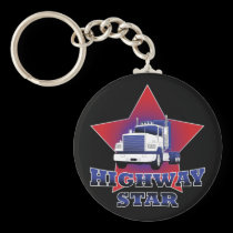 Highway Star Trucker keychains