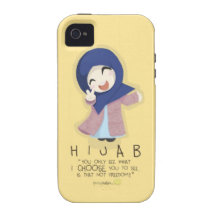 Hijab is Freedom Case-Mate iPhone 4 Covers