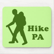 Hike PA Guy, Dark Green Mousepad