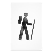Hiker Personalized Stationery