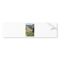 Hikers in Rockies Aspen CO Bumper Sticker
