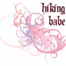 Hiking Babe Photo Cut Out