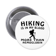 Hiking Design Pin