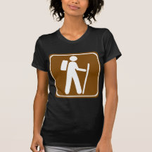 Hiking Highway Sign T-shirts