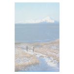Hiking in Winter Stationery Design