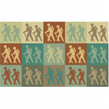 Hiking Pop Art Photo Sculpture
