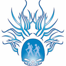 Hiking Skull Photo Cutout