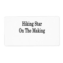 Hiking Star On The Making Shipping Labels