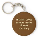 Hiking Today! Because I spent all week not hiking. keychains