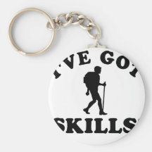 hiking vector designs keychain