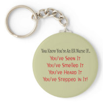 Hilarious ER Nurse Gifts Keychains