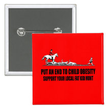 Hilarious fat kid button
