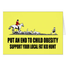 Hilarious fat kid card