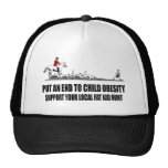 Hilarious fat kid mesh hats