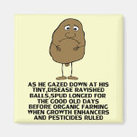 Hilarious joke fridge magnet