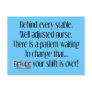 Hilarious Nurse Gifts "Behind Every Stable Nurse"