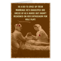 Hilarious nursing greeting card